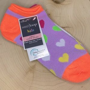 ❤️‍🔥10/$30❤️‍🔥West Loop Girls Ankle Socks- Spots
